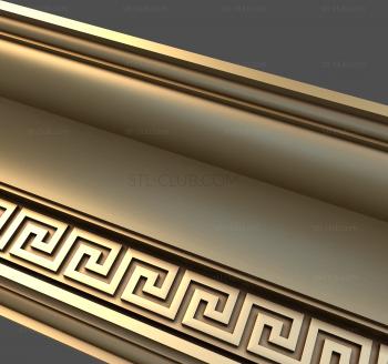 3D model Greek cornice (STL)